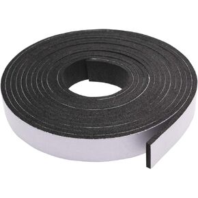 ONLYKXY 1 Piece Weather Stripping, Soft Plastic Adhesive Weather Stripping, Seal Strip Weatherstrip for Door, Window, Sliding Door (1/2 Inch Width X 1/8 Inch Thick X 10.5 Feet Long)