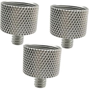 3PCS adapter bracket microphone screw mic stand nuts Accessories nut 5/8 to 1/4 Nut equipment Metal Microphone Stand Adapter Screw