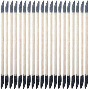20 Pcs Sanding Sticks Double End, 150/280 Grit Matchsticks Sanding Twigs, Fine Detailing Polishing Tool for Plastic Model Wood Hobby Stuffers Tight Spaces