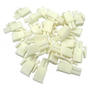 172165-1 - Housing, 2-Circuit, 4.14mm Centerline, White, PL, in-Line Layout (Pack of 25)