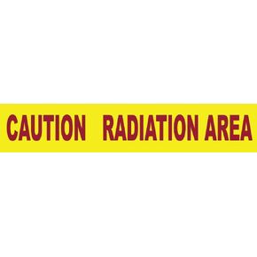 NMC National Marker PT41 Caution Radiation Area Printed Barricade Tape