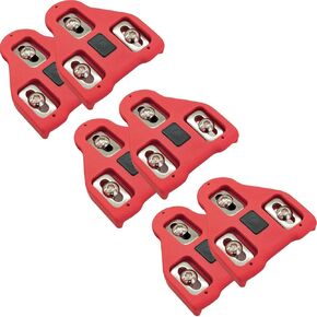 3 Sets Bike Cleats Stable Durable Adjustable 9 Degree Float and 6 Degree Float Compatible with SPD-SL Look Delta for Road and Indoor Exercise Bikes Pedals & Shoes