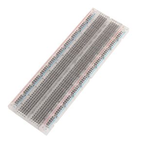 Prototype Breadboard Clear Crystal SYB 120 400 500 830 840 1660 MB102 GL-12 Tie Point Solderless Modular Board (1pcs 830 Tie Point)
