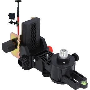 Fine Tuning Bracket Level Adapter L Shape Magnetic Pivoting Base with Adjustable Clip for Wall Ceiling Mounted