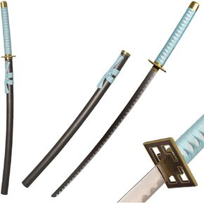 40.6" Blue Anime Katana Kuchiki Byakuya's Senbonzakura Samurai Sword for Cosplay, Collection