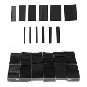 715pcs Heat Shrink Tubing,2:1 Dual Wall Adhesive Heat Shrink Tubing Kit,Heat Shrink Tubing Kit,Safe and Easy