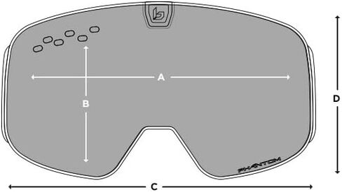 نظارات ثلج أسطوانية صغيرة من بولي نيفادا - رمادي فاتح غير لامع | فولت الجليد الأزرق in Kuwait