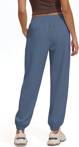 Pinspark Womens Spectionspants غير الرسمية سراويل تجريب رياضية سروال السفن السفلية سراويل صالة ناعمة مع جيوب in Kuwait