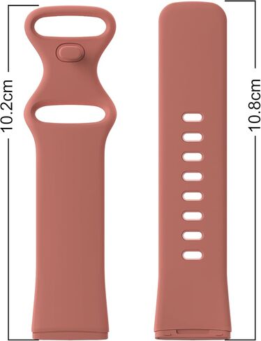 FanTEK Compatible with Fitbit Versa 3 Bands/Versa 4 Bands/Fitbit Sense 2/ Sense Bands for Women Men, Soft TPU Waterproof Sport Wristbands Replacement Straps Accessories in Saudi Arabia