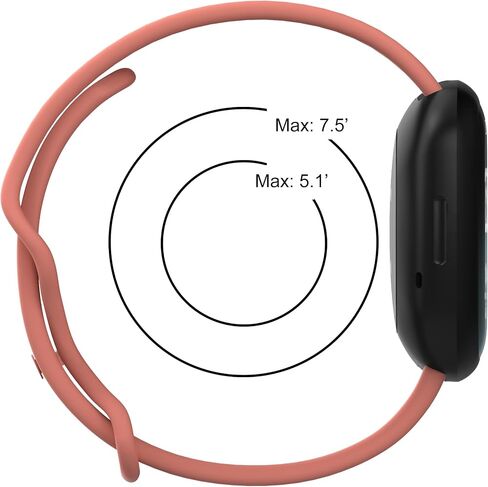 FanTEK Compatible with Fitbit Versa 3 Bands/Versa 4 Bands/Fitbit Sense 2/ Sense Bands for Women Men, Soft TPU Waterproof Sport Wristbands Replacement Straps Accessories in Saudi Arabia
