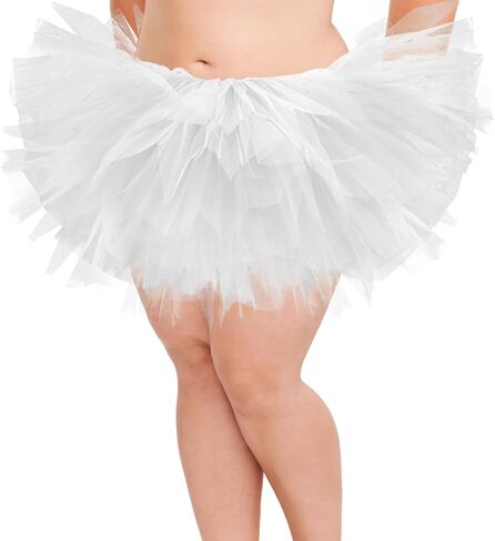 5 Layers Plus Size Tutu Skirts for Women Extra Large Tulle Skirt 80s Adult Tutu Skirts Tutus Halloween Costumes in Saudi Arabia