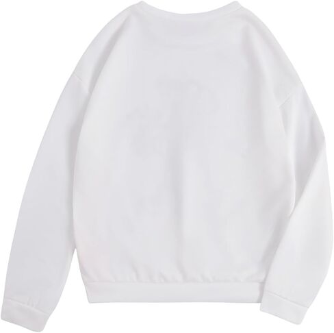 Girl's Cartoon Grapher Shirtshirt Long Sleeve Crewneck Pullover Tops Cute Fall Topits in Saudi Arabia