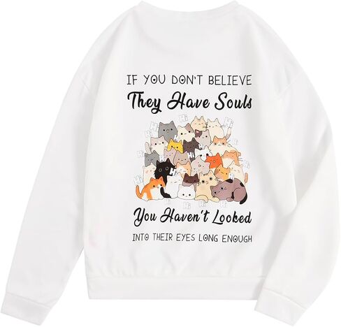 Girl's Cartoon Grapher Shirtshirt Long Sleeve Crewneck Pullover Tops Cute Fall Topits in Saudi Arabia