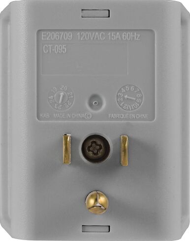 Philips Grounded Outlet Extender, On/Off Power Switch with Integrated Circuit Breaker, 3 Prong, Easy to Install, For Indoor Lights and Small Appliances, Space Saving Design, 1 Pack, Gray, SPP1129GR/37 in Saudi Arabia