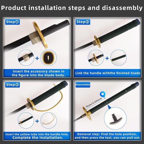 Shanks Sword Anime Cosplay Props,40inch Plastic Sword Not Sharp,Suitable for Collection Performance and Gift in Saudi Arabia