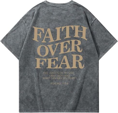 Men's Graphic Tees Drop Shoulder Crew Neck Loose Letter Print Tshirt Vintage Short Sleeve Summer Tops in Saudi Arabia
