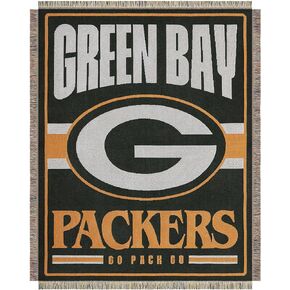 FOCO Green Bay Packers NFL Team Logo Woven Tapestry - 46" x 60"