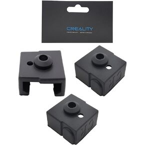 POLISI3D 3-Pack Original Creality CR6 SE Hotend Heat Block Silicone Cover Socks for Ender 3 V2 Neo, Ender3 Max Neo, CR-6 Max, CR-5 PRO CR10 Smart 3D Printer Parts & Accessories (Silicone Socks)