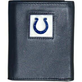 Siskiyou NFL Indianapolis Colts Leather Tri-Fold Wallet Black