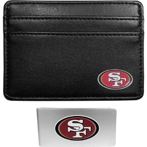 Siskiyou Sports NFL San Francisco 49ers Weekend Wallet & Money Clip, Black, One Size