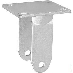 CasterHQ - 8" X 2" Rigid Caster Yoke/RIG/Fork/Frame / - Capacity UP to 1,250 LBS Replacement