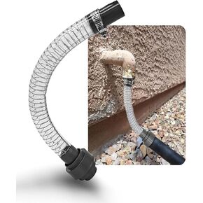 Ac Drain Line Cleaner Tool Unclogger Sucker Wet Vac Attachment to Unclog and Evacuate Ac Drain Lines,Vacuum Hose to PVC Pipe Adapter Fit Most Condensate Pipe Sizes,Grey