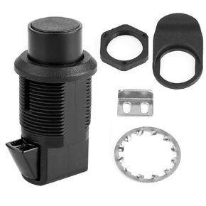 Acouto Pushbutton Boat Glove Box Kit Push Button Replacement for Boat Door Glove Box 93-304