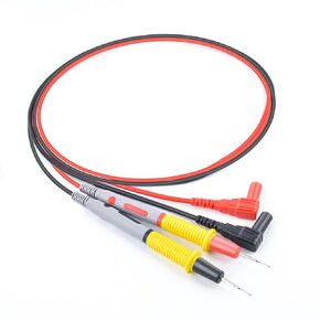 Test Leads 1000V 20A Ultra-Sharp Test Probe Lead for Multimeter Meter Test Lead, 45.28 inch Multimeter Test Leads for Multimeter Electronic Clamp Tester