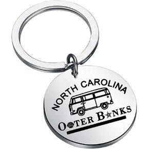 Lywjyb Birdgot North Carolina Gift Outer Banks Merch Pogue Life Keychain (North Carolina ky)