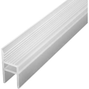 Glass Door Seal Strip, 3m (118inch) Soft Frameless Shower Door Sweep to Stop Leaks, H with Square Type Shower Silicone Seal Strip, fit for 10mm Thickness Glass Door
