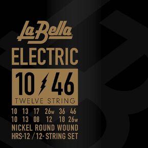 La Bella HRS-12 Nickel Rounds Wound Wound Electric Guitar String