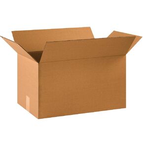 BOX USA 22x12x12 Corrugated Boxes, Medium, 22L x 12W x 12H, Pack of 20 | Shipping, Packaging, Moving, Storage Box for Home or Business, Strong Wholesale Bulk Boxes