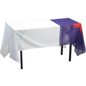 Christian Flag Tablecloth,Rectangular Tablecloth Fade-Resistant Washable National Flag Tablecloth,Suitable for Kitchen Dining Family Gatherings and Outdoor Events.