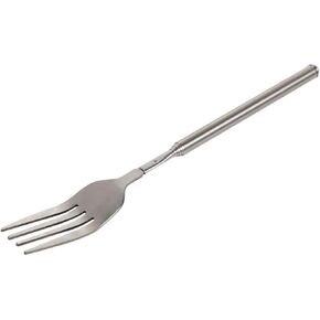 Extendable Fork - Telescoping Fork, 8.7-25.4 Inch Extending Dinner Forks, Stainless Steel Telescopic Extension Fork, Expandable & Retractable Fork For BBQ & Desserts, Expandable Fork (1)