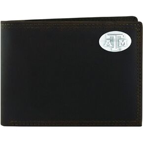 محفظة Concho جلدية ثنائية الطي من الرابطة الوطنية لرياضة الجامعات بتكساس A&M Aggies Zep-Pro Crazyhorse in Kuwait