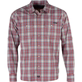 Salt Life Men's Cast Forward Long Sleeve Woven Performance Fishing Shirt