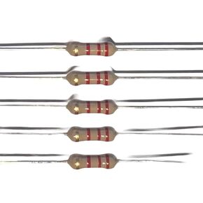 2.2K Ohm, 1/2 Watt Resistor, 5% Tolerance, Pack of 20