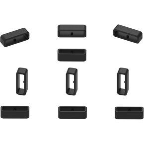 10Pack Smartwatch Replacement Band Accessories Silicone Band Holders Keepers Fastener Rings Loops Compatible with Bushnell Golf Watch Neo iON Force/iON Edge/iON Elite