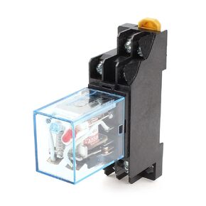 uxcell A14072900ux0197 AC 110V-120V Coil Voltage Red Lamp DPDT 8Pin Power