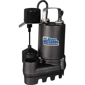 THE BASEMENT WATCHDOG Model SI-33V 1/3 HP 4,000 GPH at 0 ft. and 3,200 GPH at 10 ft. Cast Iron Submersible Sump Pump with Vertical Float Switch