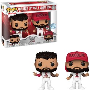 Funko Pop! WWE: The Usos Jey USO and Jimmy USO *Wrestlemania 39 * 2-Pack (Fanatics Exclusive)
