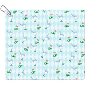 Golf Towel with Clip, Microfiber Golf Towels Golf Rag with Clip Golf Ball Towel Funny, Golf Cleaning Sweat Cloth for Men Women Golf Fan Birthday Gift