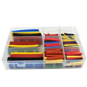 328PCS Heat Shrink Tubing 2:1 Wire Cable Wrap Assortment Electric Insulation Tube Kit 5 Color 8 Size