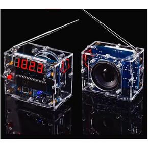 Gikfun Radio DIY Kit FṂ Digital Radio Kit DIY Soldering Project 87-108MHz For Soldering Learning And Middle School High School College Hobby Group Teaching EK1997