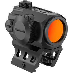 Red Dot Sight Shake Awake 2 MOA Red Dot Rifle Scope with 10 Brightness Settings Tactical 1X20mm Gun Sight with Co-Witness and Low-Profile Mount Compact Red Dot Optics Sight
