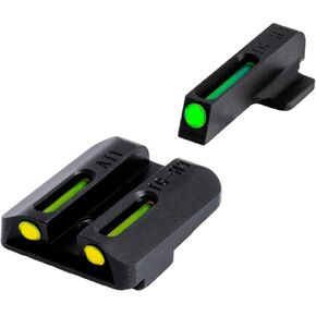 Truglo TFO Tritium & Fiber-Optic Handgun Sight Snag-Resistant Glowing Front & Rear Night Sights, Compatible with Springfield Armory XD Series
