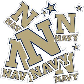 Desert Cactus United States Naval Academy Sticker Midshipmen Navy USNA Sticker Vinyl Decals Laptop Water Bottle Car Scrapbook 13.43x10.98 Sheet T3 (Type 3-1)