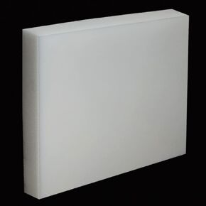 1 Pcs HDPE Plastic Sheet 1 inch Thick,Size 1" x 12" x 12" inch,High-Density Polyethylene(HDPE) Plastic Block for Machining,Home Improvements,DIY Projects (White)