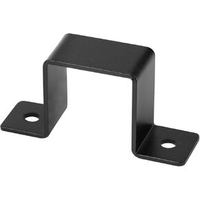 GBGS 20 Pcs Black Square Tube Strap Clamp for 2" x 2" Square Pipe,Thickness:3/32"(2.2 mm)