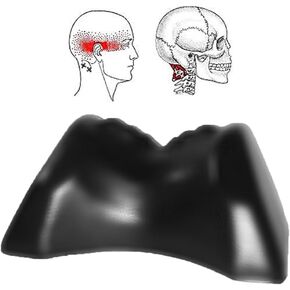 Occipital Neuralgia Release Tool TMJ Jaw Relief Occipivot Cervicogenic Headaches Trigger Point Massage for Tech Neck Traction Spinal Alignment Tension Migraine